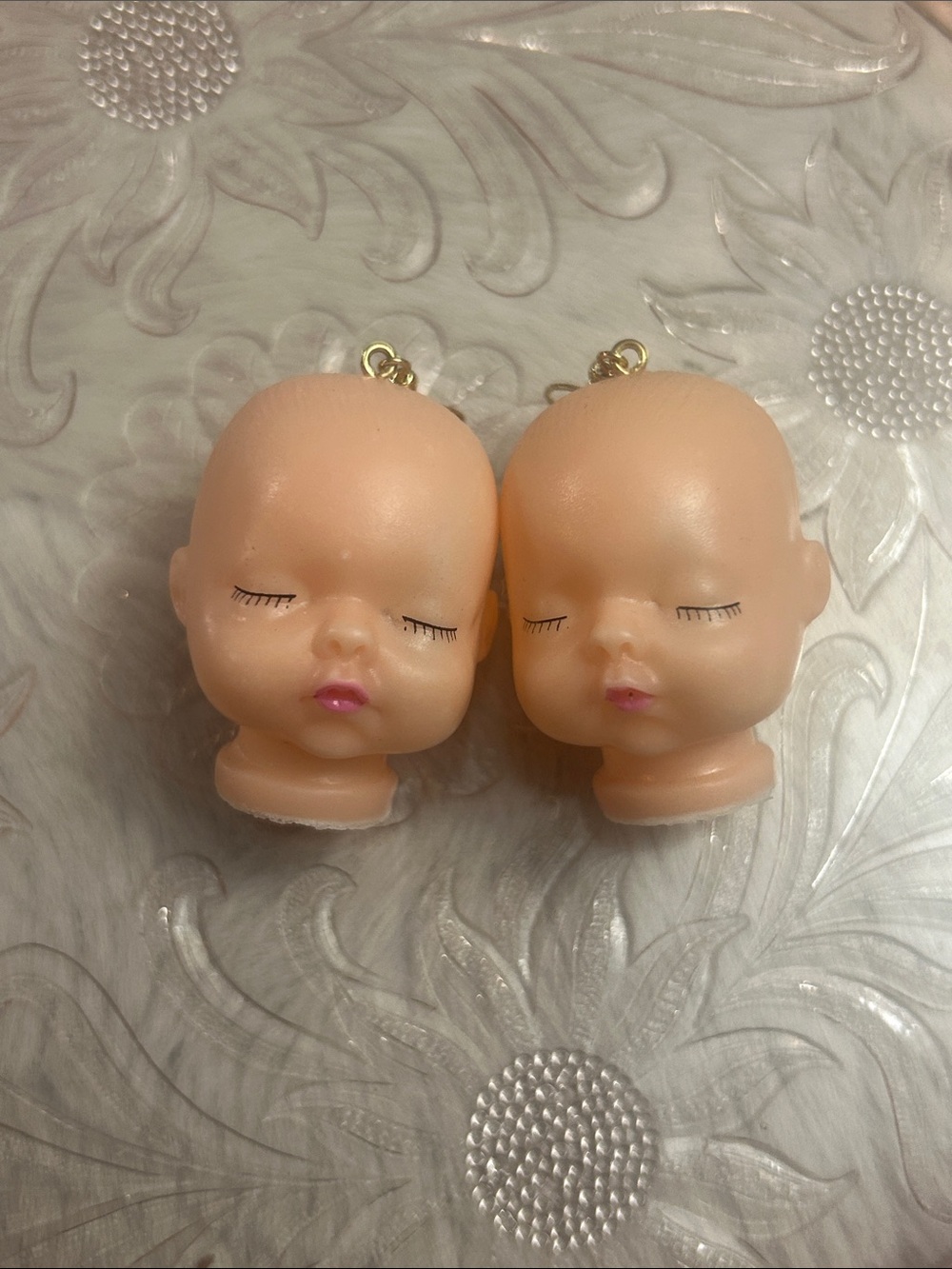 New Doll head earrings